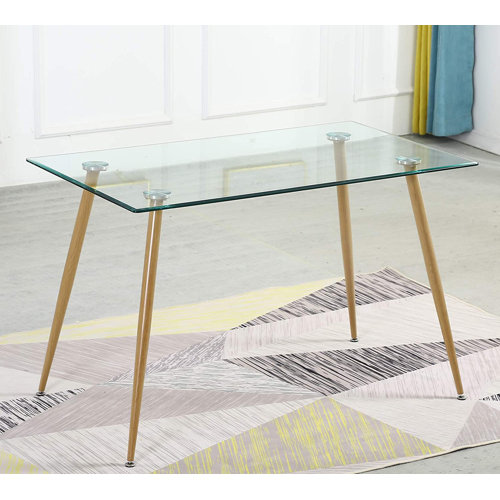 Glass Kitchen & Dining Tables You'll Love | Wayfair
